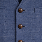 Slim vest voor heren in smart casual stijl Jelle Jora Mode