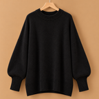 Dames oversized trui met ronde hals Jelle Jora Mode