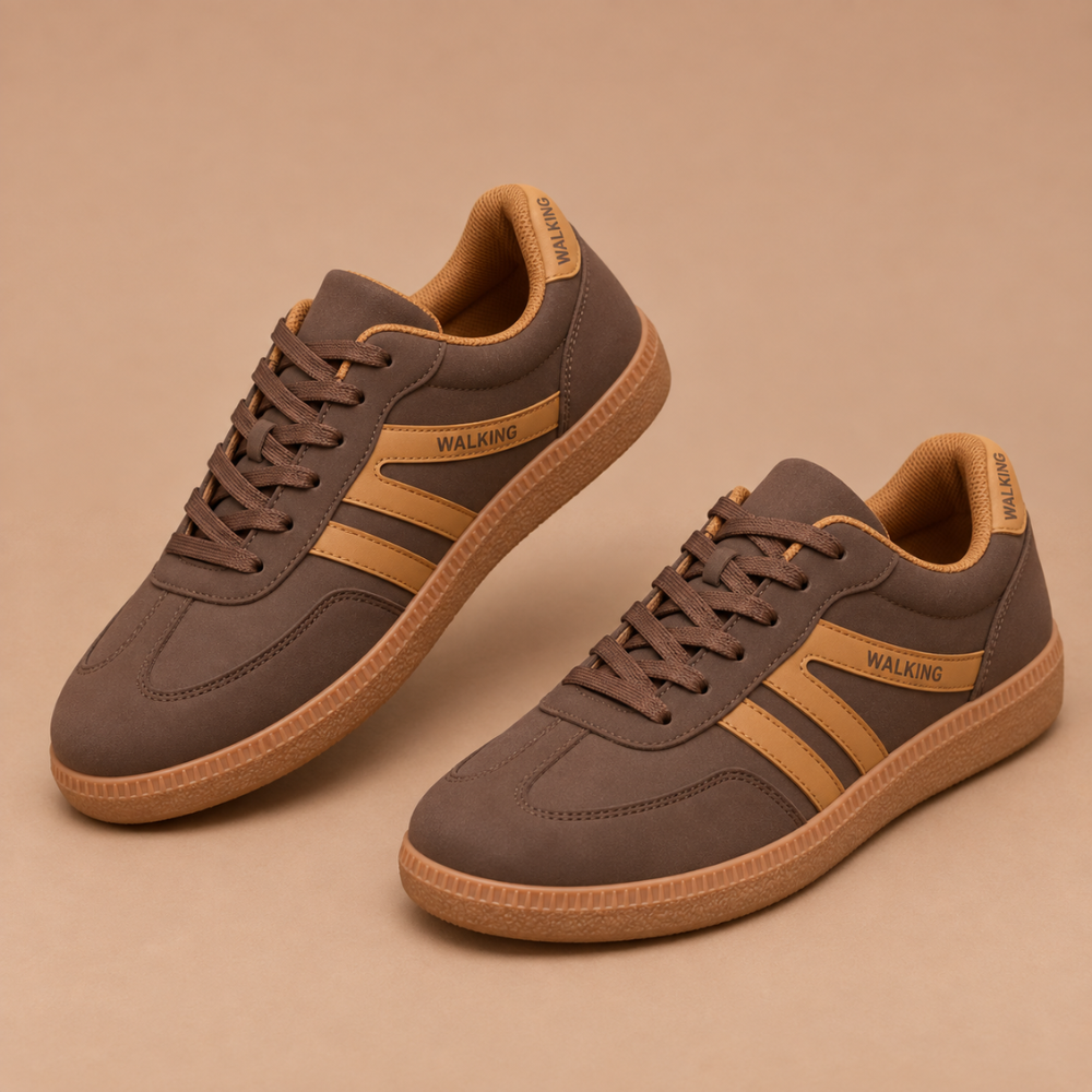 Dames klassieke wandelsneakers met veters Jelle Jora Mode