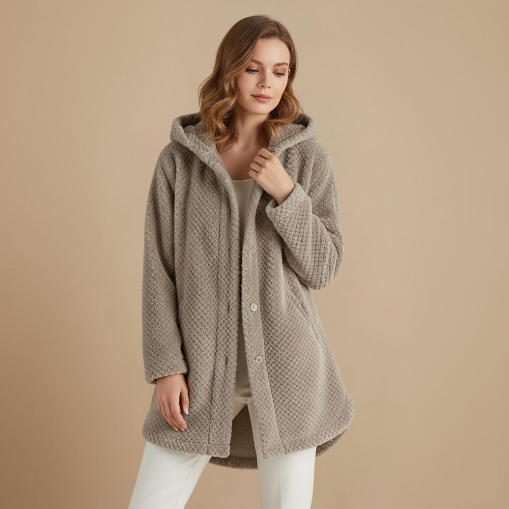 Ontspannen Gewatteerd Oversized Jas Met Capuchon Jelle Jora Mode