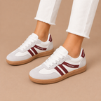 Dames klassieke wandelsneakers met veters Jelle Jora Mode