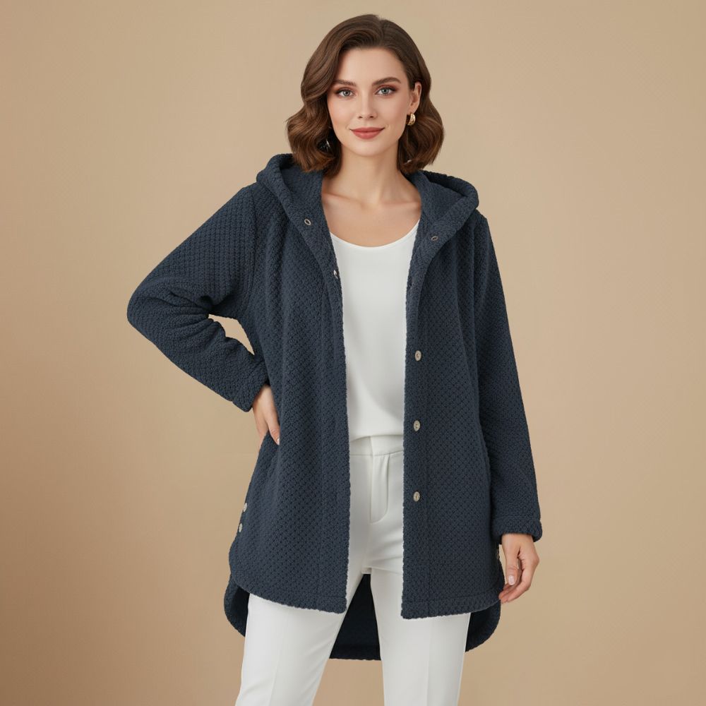 Ontspannen Gewatteerd Oversized Jas Met Capuchon Jelle Jora Mode