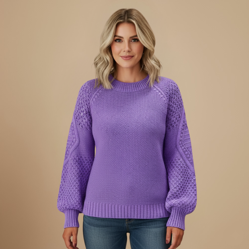 Dames dikke gebreide Trui Jelle Jora Mode