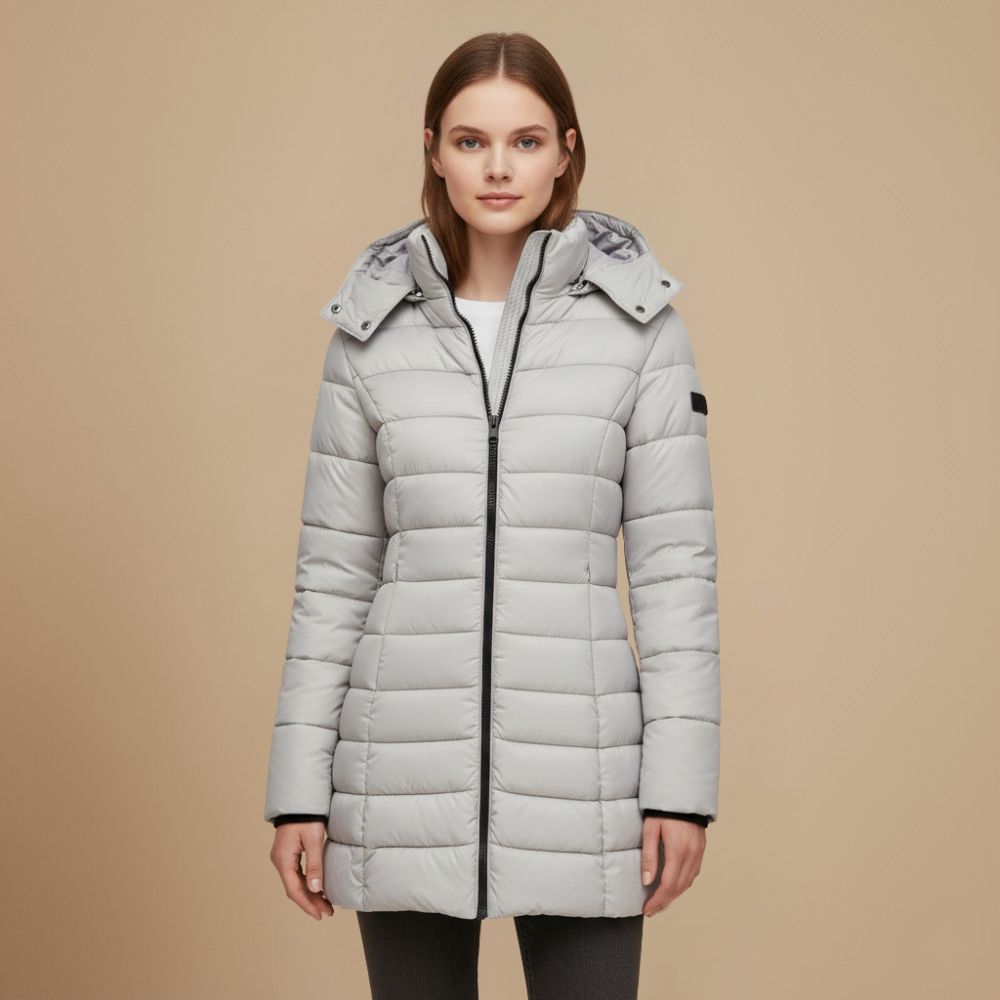 Puffer Winterjas met Slanke Pasvorm Jelle Jora Mode