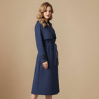 Elegante Slim Fit Trenchcoat van Gemiddelde Lengte Jelle Jora Mode