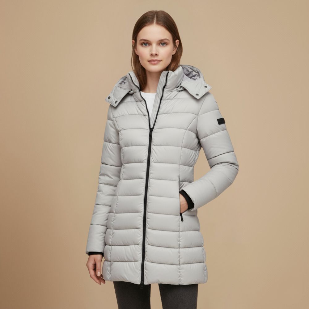 Puffer Winterjas met Slanke Pasvorm Jelle Jora Mode
