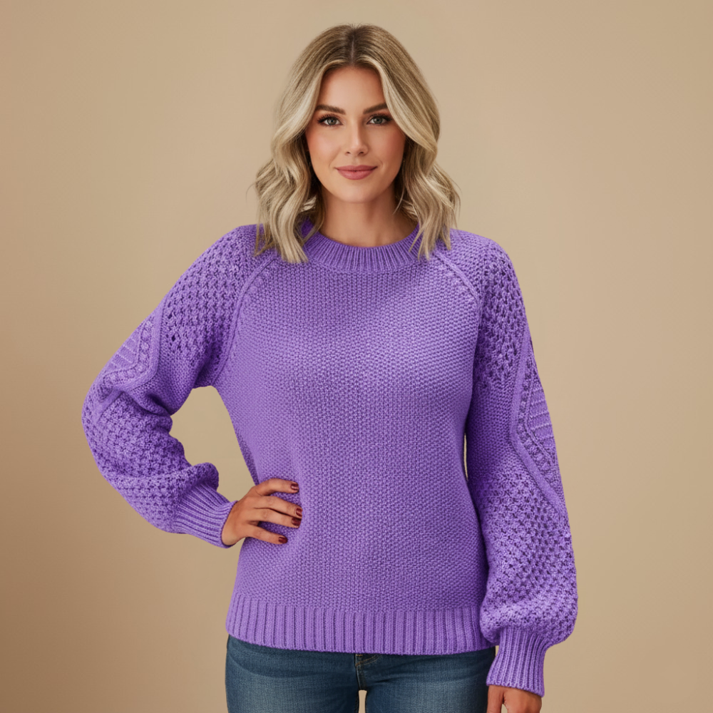 Dames dikke gebreide Trui Jelle Jora Mode