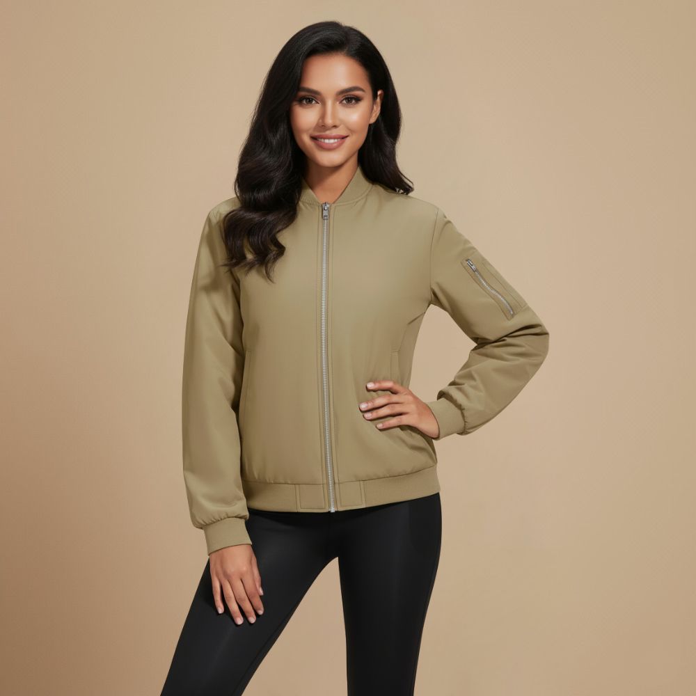 Gewatteerde Bomberjas voor Dames Jelle Jora Mode