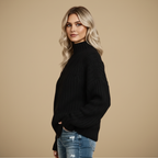 Turtleneck Twist gebreide trui Jelle Jora Mode