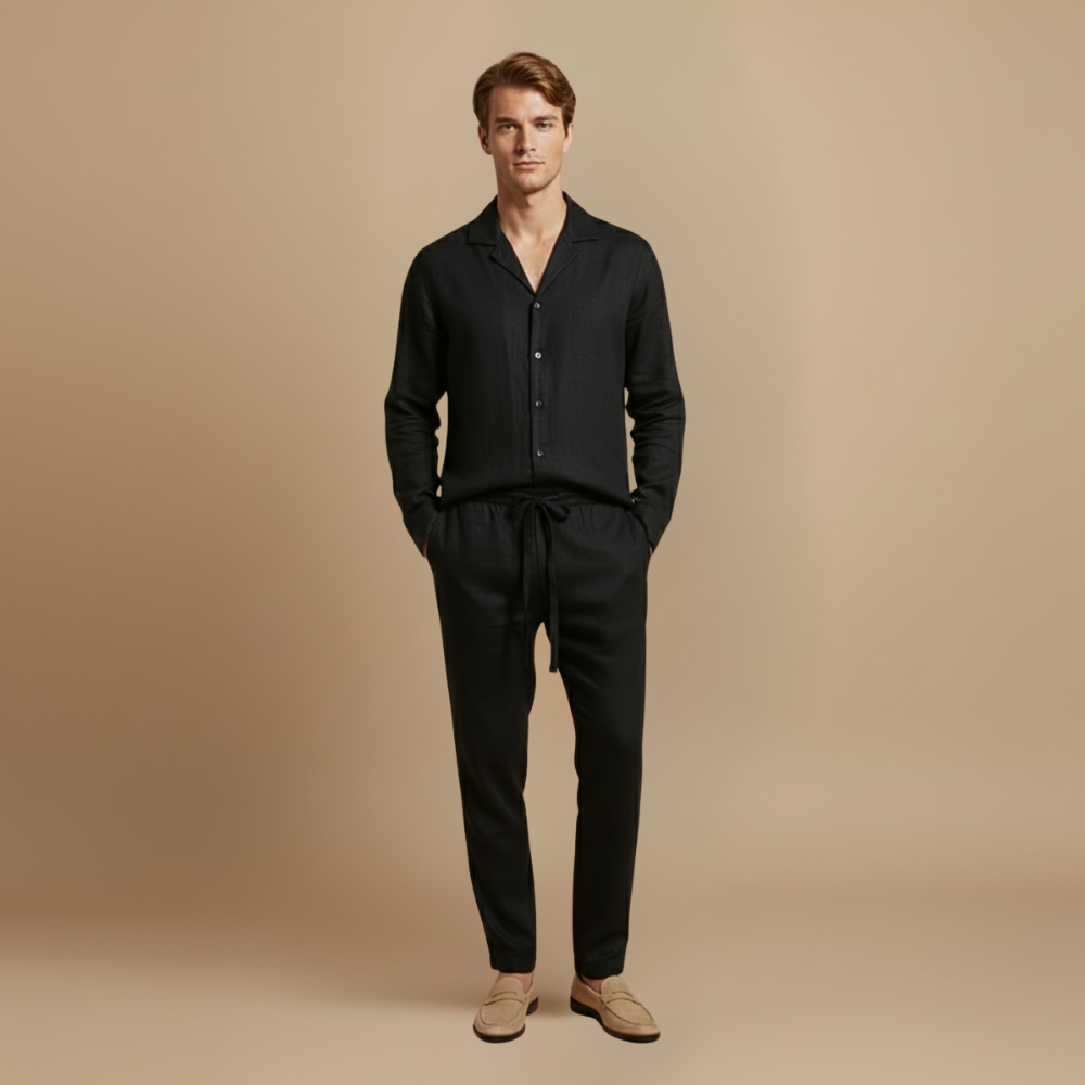 Herenpak met overhemd met lange mouwen en broek Jelle Jora Mode