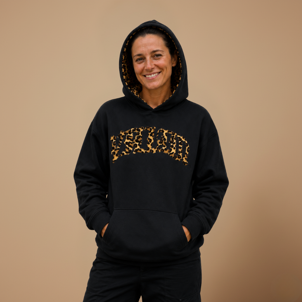 Dames-sweatshirt met capuchon en borduursel Jelle Jora Mode