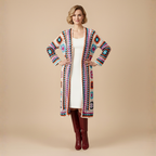 Bohemian lange sjaalvest voor dames Jelle Jora Mode