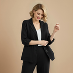 Eenvoudige Casual blazer met Lange mouwen Jelle Jora Mode