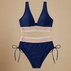 Dames bikiniset met hoge taille en halternek Jelle Jora Mode