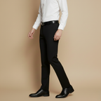 Heren casual rechte pijpen broek