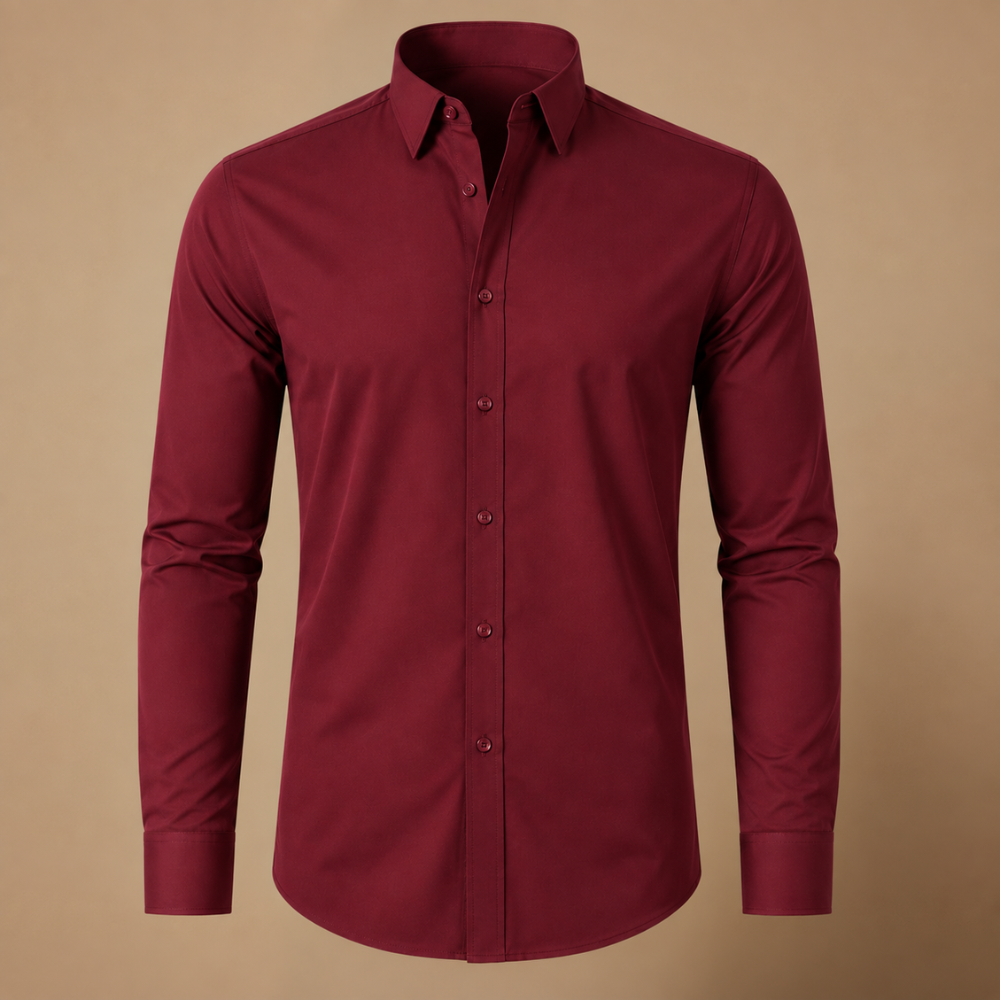 Heren stretch blouse in business casual-stijl Jelle Jora Mode