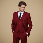 Slim fit driedelig formeel herenpak Jelle Jora Mode