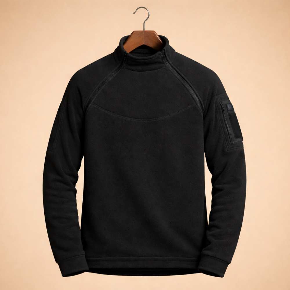 Tactische winddichte polar fleece trui voor heren Jelle Jora Mode