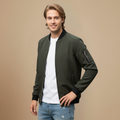 Dunne baseball bomberjack met ritssluiting voor heren Jelle Jora Mode