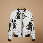 Casual bomberjack met bloemen print Jelle Jora Mode