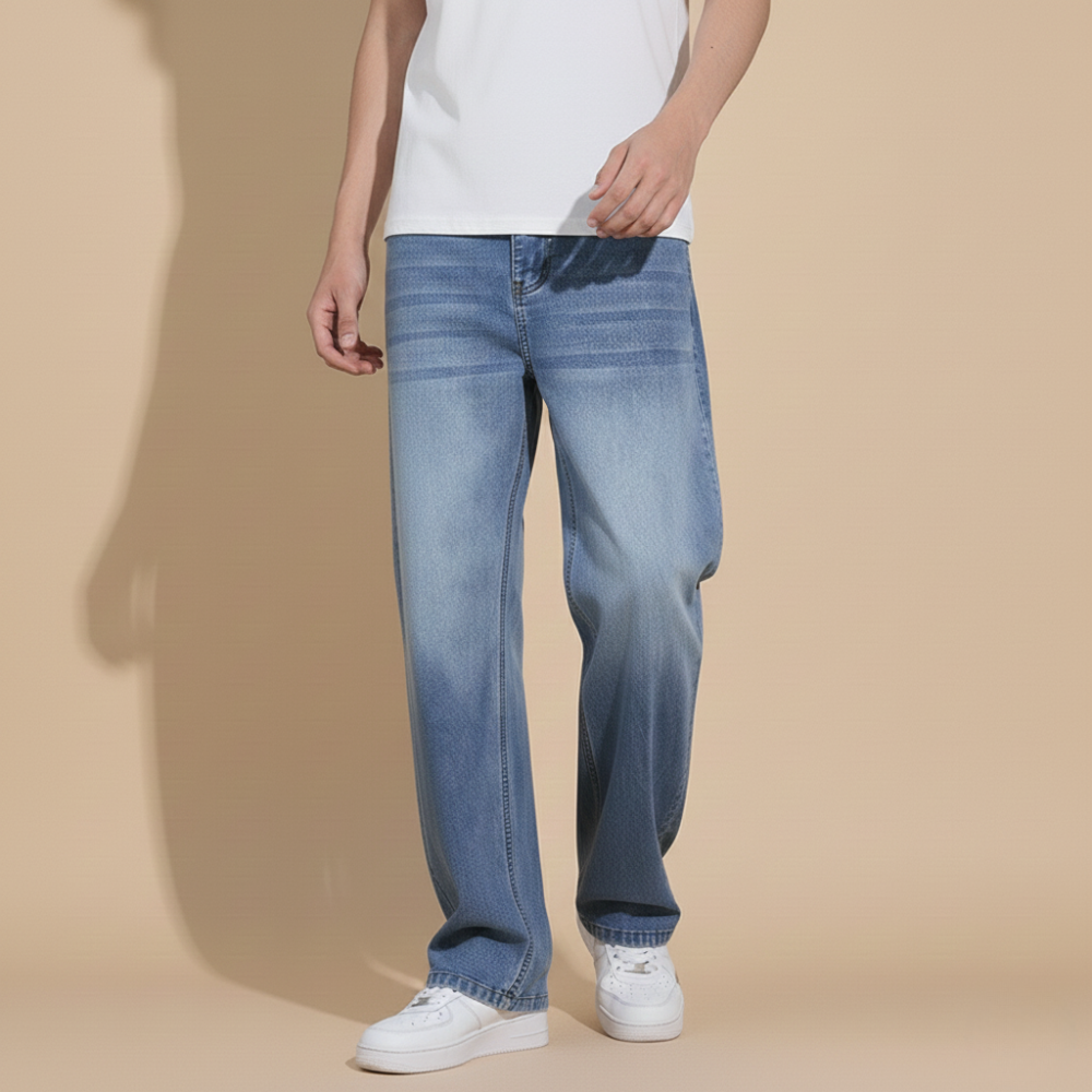 Heren jeans met rechte pijpen Jelle Jora Mode