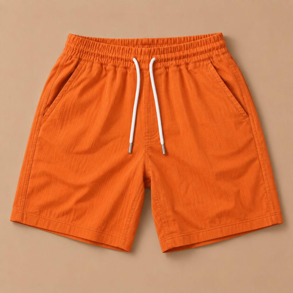 Heren strandboardshorts met trekkoord en zakken Jelle Jora Mode