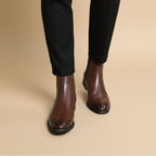 Klassieke leren Chelsea-laarzen voor heren Jelle Jora Mode