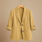 Eenvoudige casual blazer met Lange mouwen Jelle Jora Mode