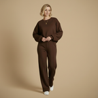 Casual tweedelige set met lange mouwen voor dames Jelle Jora Mode