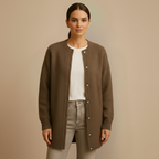 Dames losvallende wol cardigans Jelle Jora Mode