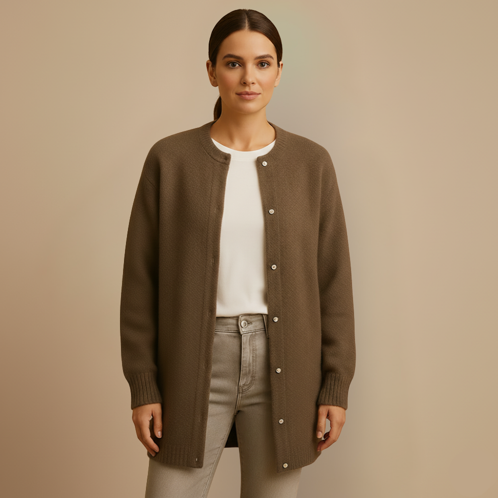 Dames losvallende wol cardigans Jelle Jora Mode