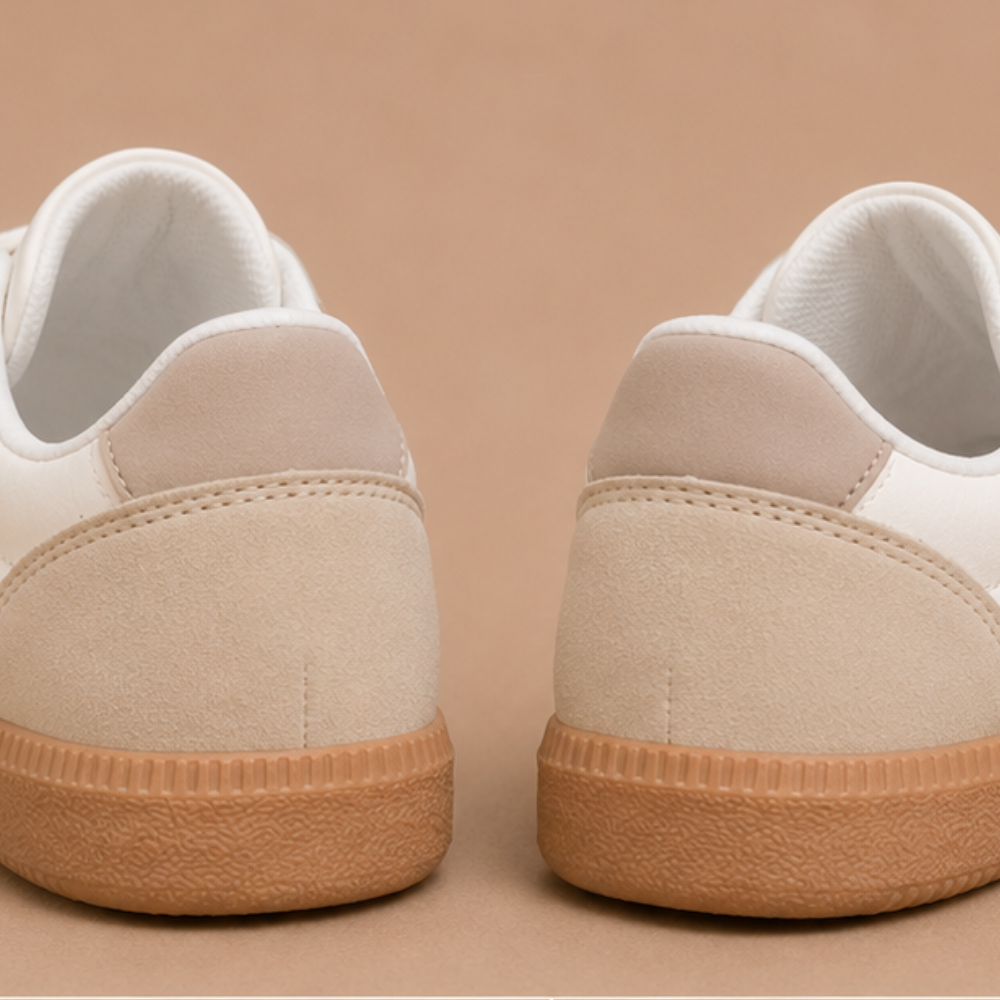 Dames klassieke wandelsneakers met veters Jelle Jora Mode