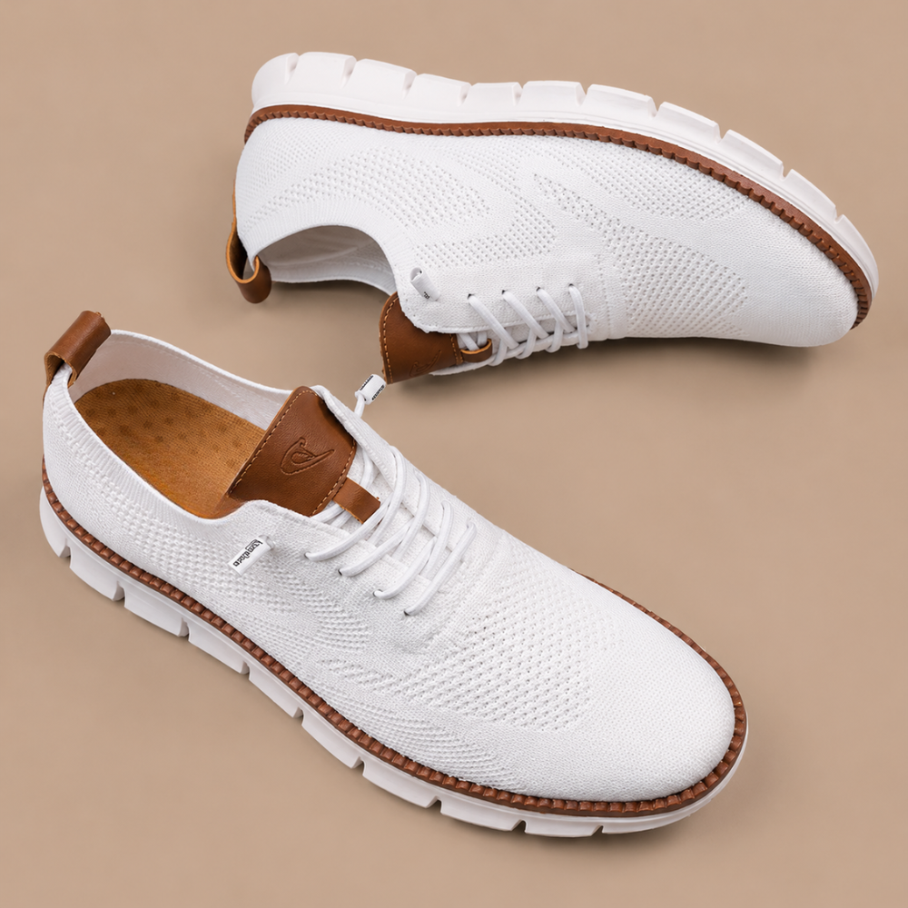 Heren lichtgewicht ademende casual wandelsneakers Jelle Jora Mode
