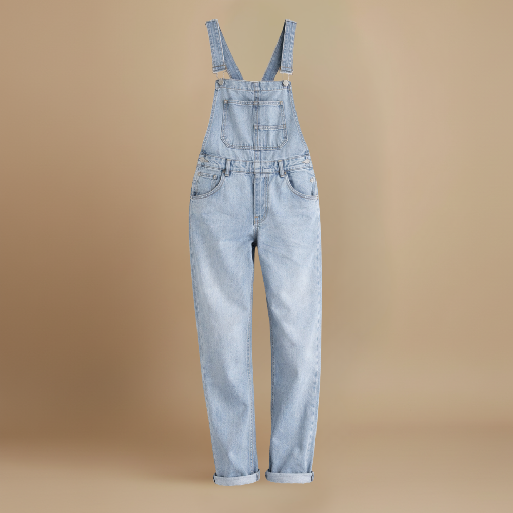 Dames denim jumpsuit – casual en stijlvol ontwerp Jelle Jora Mode