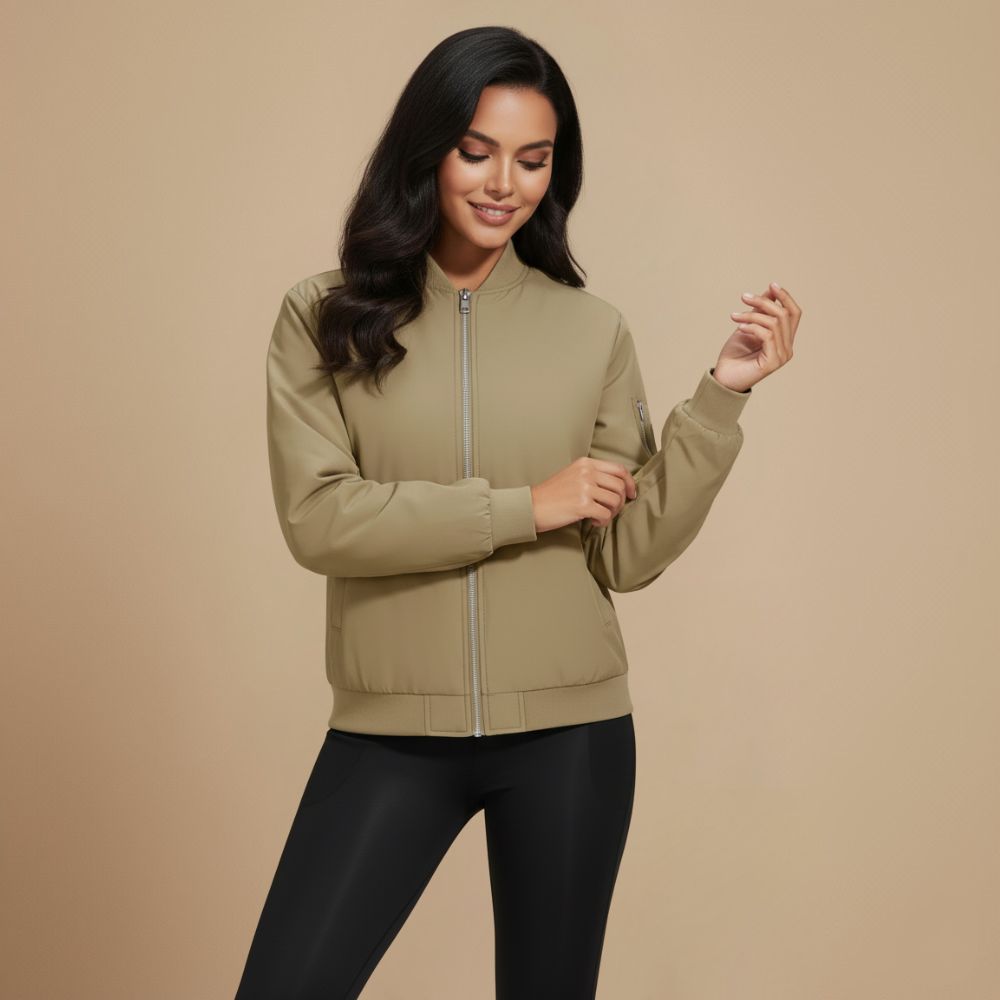 Gewatteerde Bomberjas voor Dames Jelle Jora Mode