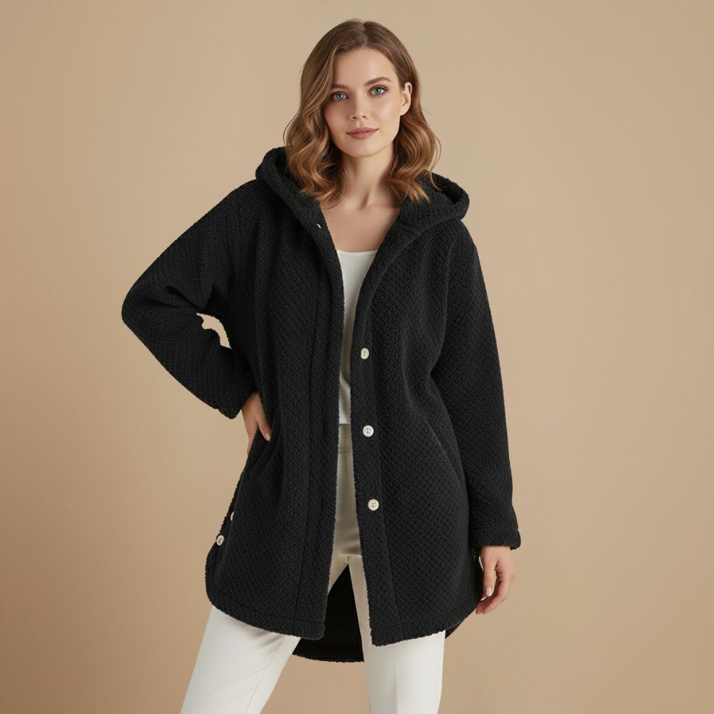 Ontspannen Gewatteerd Oversized Jas Met Capuchon Jelle Jora Mode