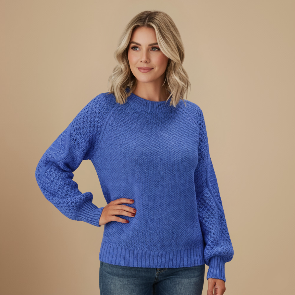 Dames dikke gebreide Trui Jelle Jora Mode