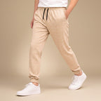 Heren joggingbroek met ruitjesmotief slim fit voor dagelijks comfort Jelle Jora Mode