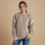 Dikke pullover met ronde hals Jelle Jora Mode