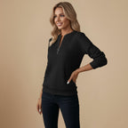 Kabelbrei Trui Met Rits – Relaxed & Comfortabel Jelle Jora Mode