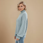 Gezellige Wafelgebreide Coltrui Moeiteloze Stijl Jelle Jora Mode