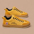 Heren comfortabele ademende casual platform-sneakers Jelle Jora Mode