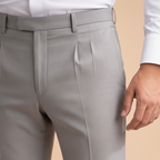 Heren casual geplooide broek