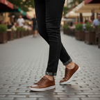 Klassieke designer sneakers met veters voor heren Jelle Jora Mode