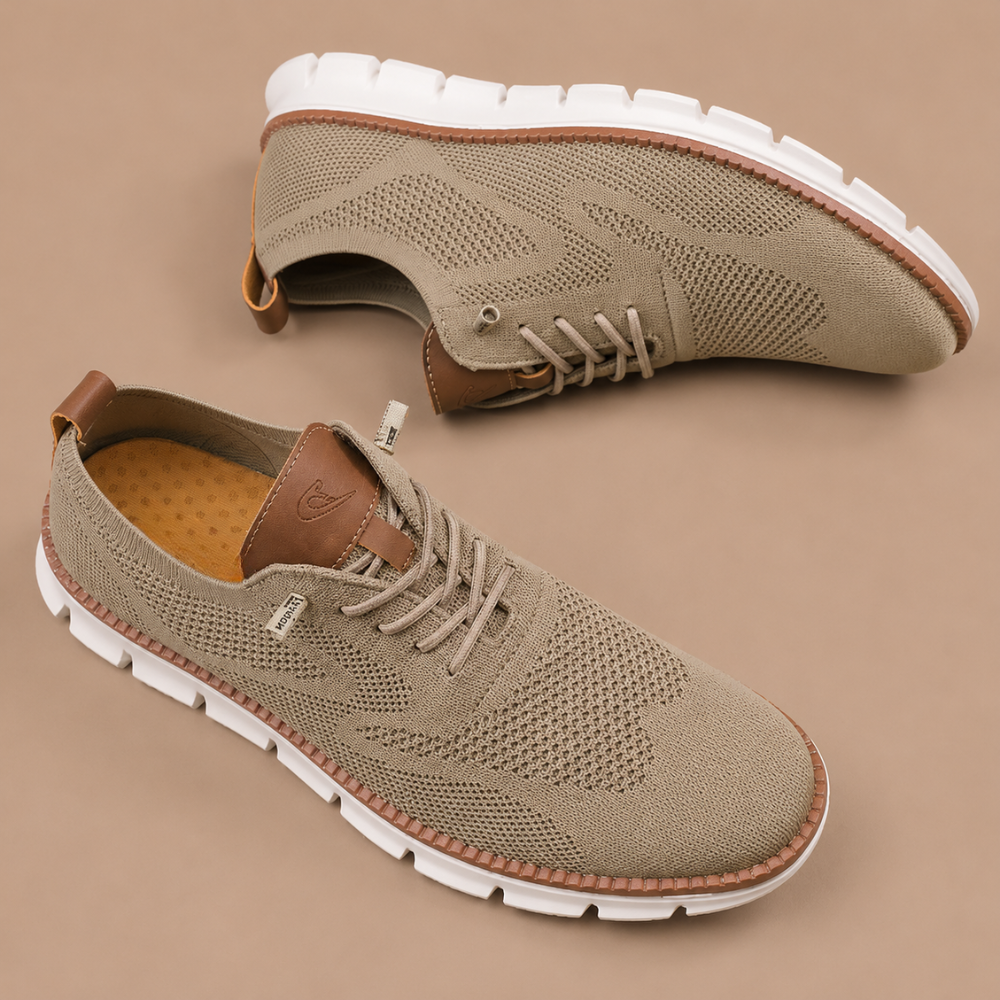 Heren lichtgewicht ademende casual wandelsneakers Jelle Jora Mode