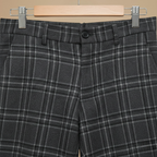 Casual geruite broek met rechte pijpen voor heren Jelle Jora Mode