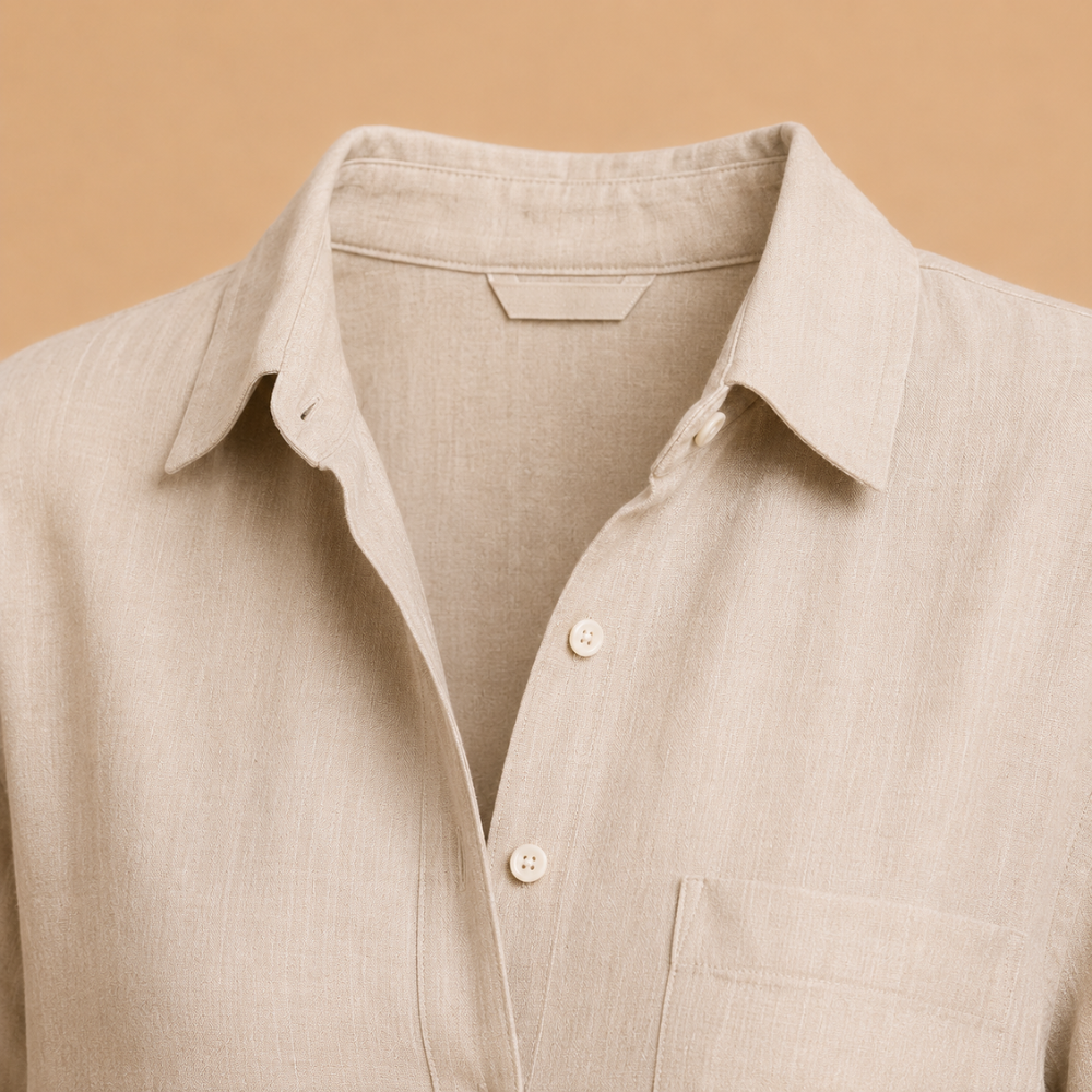 Dames losvallende minimalistische A-lijn shirtjurk Jelle Jora Mode