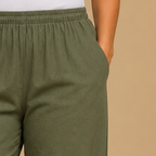 Dames loszittende geplooide harembroek tot aan de enkels Jelle Jora Mode