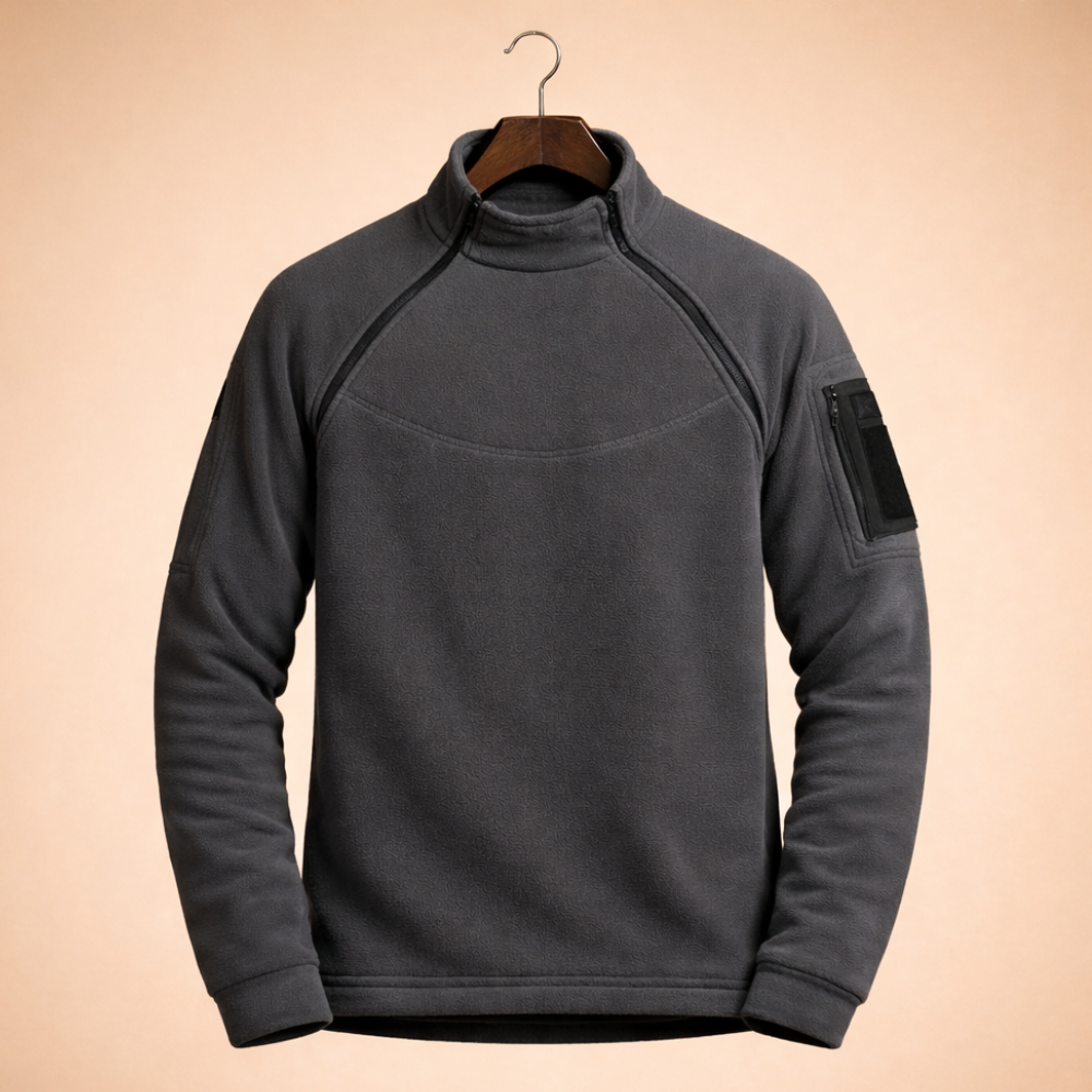 Tactische winddichte polar fleece trui voor heren Jelle Jora Mode