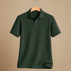 Heren slim fit gebreid polo t-shirt Jelle Jora Mode